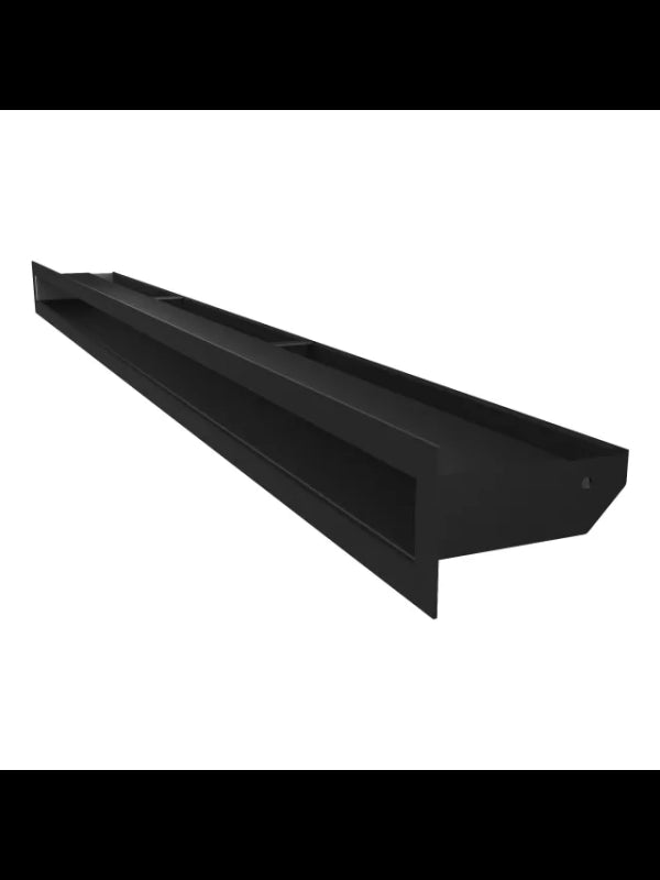 Griglia di ventilazione per camino Nera- Loft 60x1000