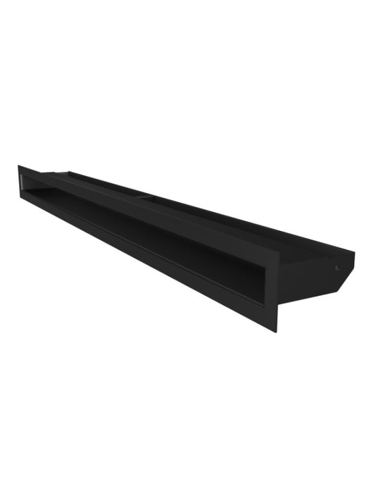 Griglia di ventilazione per camino Nera- Loft 60x800