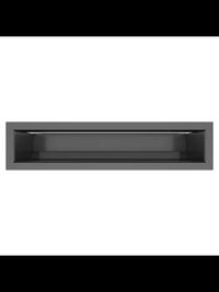 Griglia di ventilazione per camino Nera- Loft 90x400