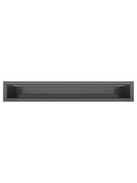 Griglia di ventilazione per camino Grafite - Loft 90x600
