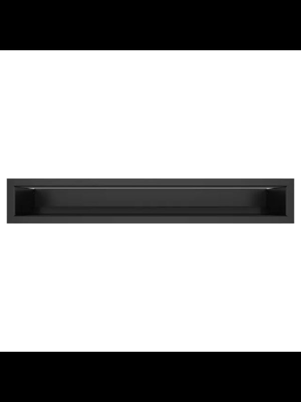 Griglia di ventilazione per camino Nera- Loft 90x600