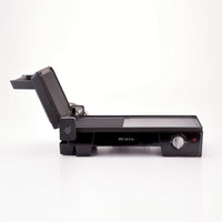 Griglia Elettrica 3 in 1 - Barbecue, Piastra Liscia e Rigata, Apertura 180°