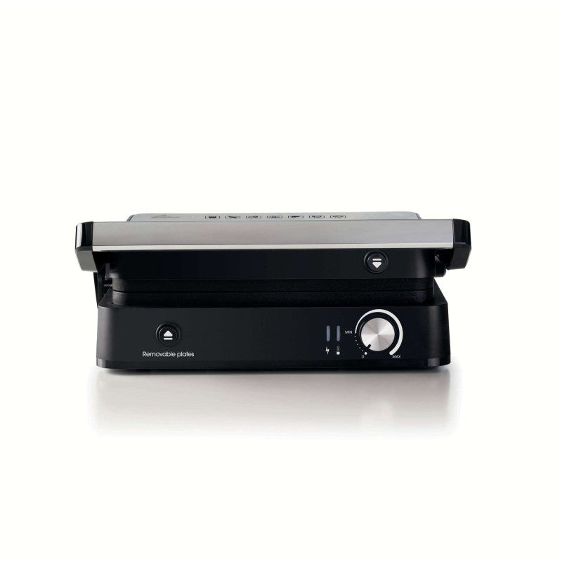 Griglia elettrica 3in1 2000W - 3 modalità di cottura - Piastre antiaderenti - Silver/Black