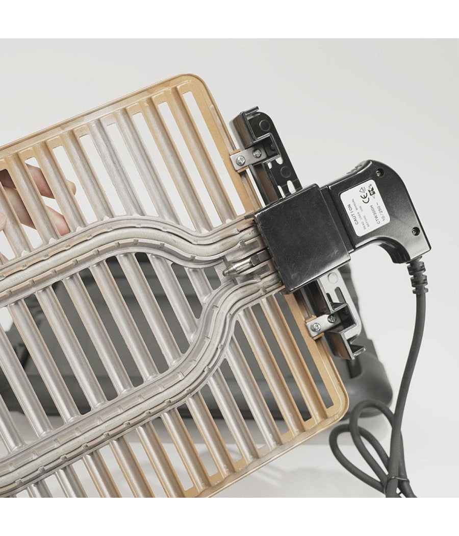 Griglia Elettrica Antifumo 1000w Q-hb67 Grill Senza Fumi Piastra Antiaderente         