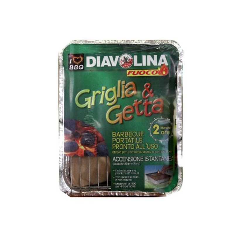 Griglia & Getta cm 30X18 h 7 Diavolina