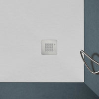 Griglia per piatto doccia in acciaio inox quadrata 12,5x12,5 cm