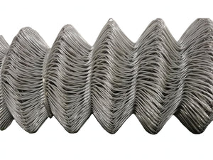 1 pz rete per recinzione zincata altezza h 100 cm maglia sciolta 50x50 mm filo ø 1,7 mm lughezza rotolo da 25 mt per recinzione grigio cod:ferx.mi.11.s