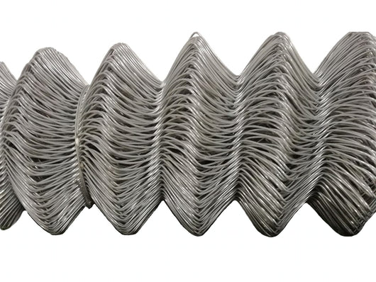 1 pz rete per recinzione zincata altezza h 100 cm maglia sciolta 50x50 mm filo ø 1,7 mm lughezza rotolo da 25 mt per recinzione grigio cod:ferx.mi.11.stock.s