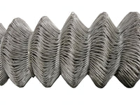 2pz rete per recinzione zincata altezza h 100 cm maglia sciolta 50x50 mm filo ø 1,7 mm lughezza rotolo da 25 mt per recinzione grigio cod:ferx.mi.11.stock