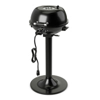 Grill portatile verticale con griglia scaldavivande rimovibile antiaderente, Grill elettrico per uso interno ed esterno-Accessori per barbecue