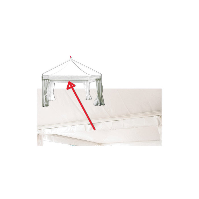 Gronda raccogli acqua gazebo Pagoda 54×22×9 cm – accessorio PVC
