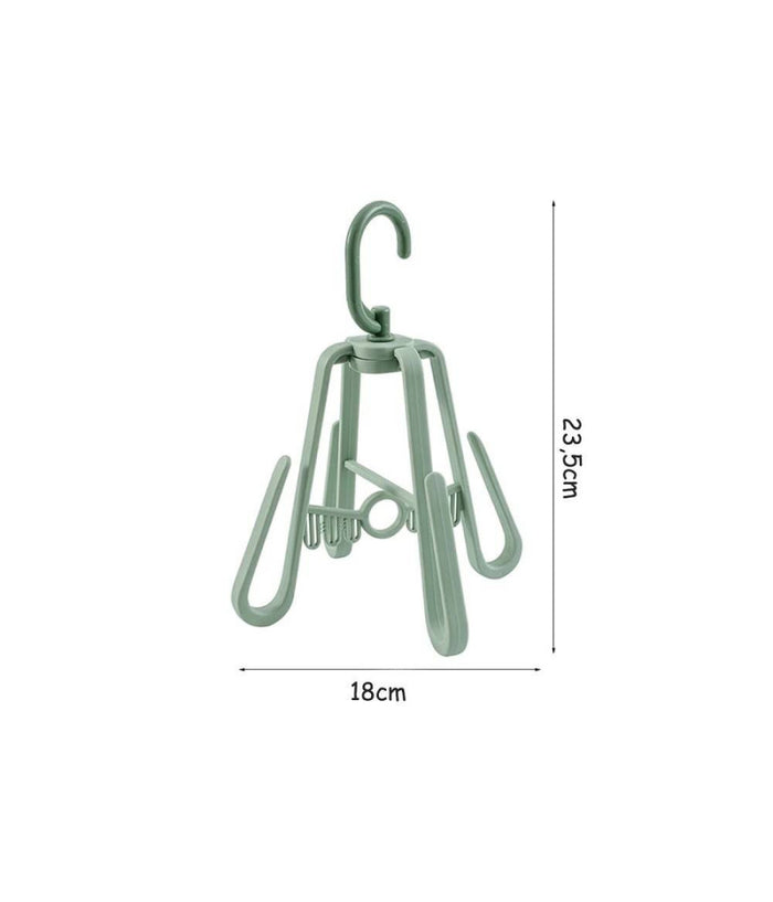 Gruccia Per Scarpe Pieghevole Portascarpe Appendino Gancio Multifunzionale         