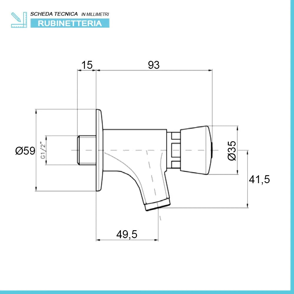 Gruppo a muro temporizzato a pulsante MCM ottone cromo
