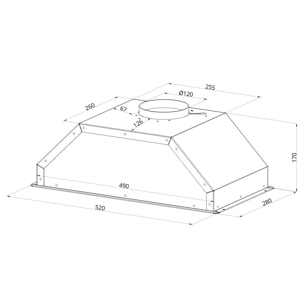 Gruppo cappa sottopensile GRUPPO52NEW inox Samet