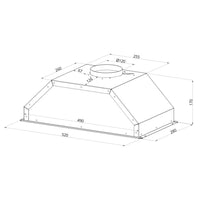 Gruppo cappa sottopensile GRUPPO52NEW inox Samet