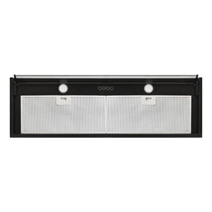 Gruppo cappa sottopensile Kripto90 nero Samet