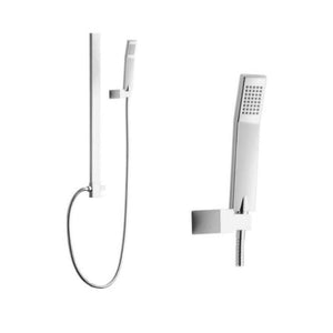 Gruppo doccia cromato soffione e doccetta Linear Big