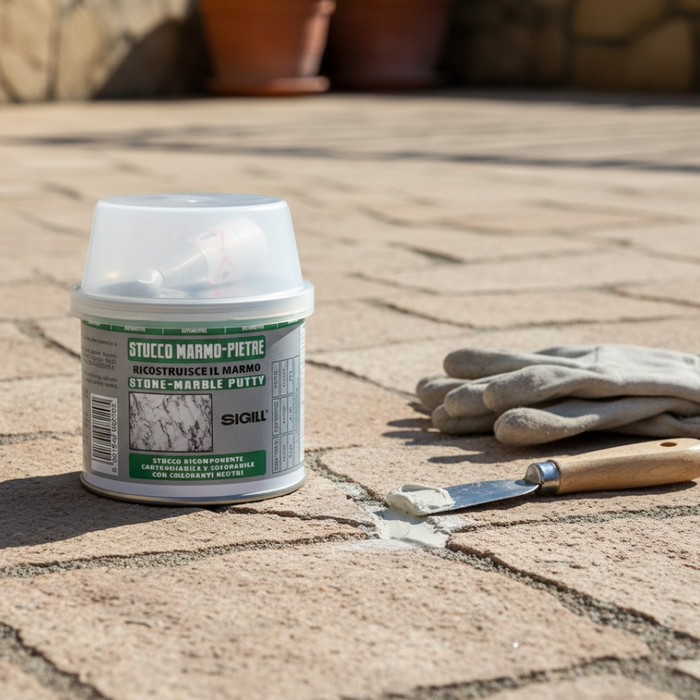Stucco per marmo e pietre in barattolo da 125 ml