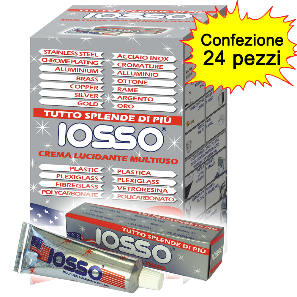 Polishing cream iosso espositore dispenser pezzi 24