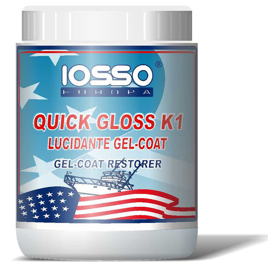 Iosso quick gloss k1 per lucidare gel coat