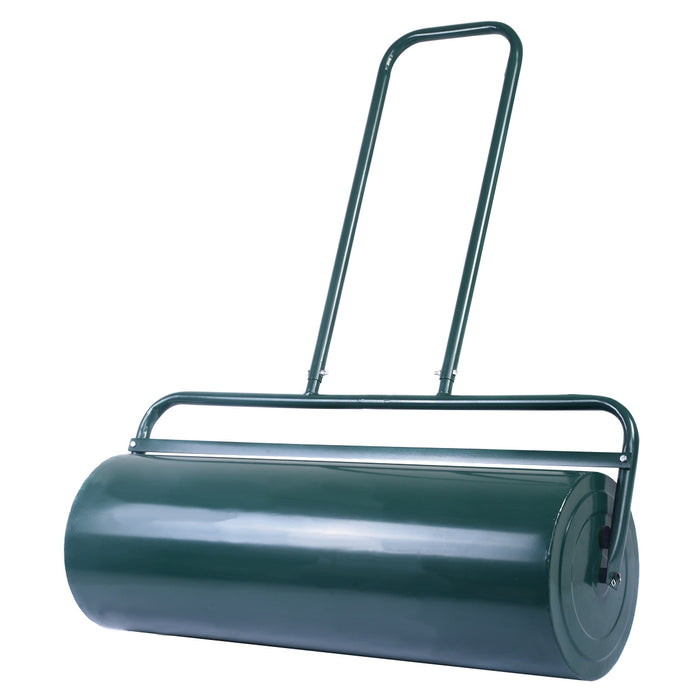 Rullo per prato 63L di acciaio a forma di U, Rullo ideale per avere prato liscio e livellato Verde-Attrezzi da giardino