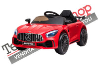 Auto Elettrica Per Bambini Mercedes GTR GT-R AMG 12V - Small-Rosso