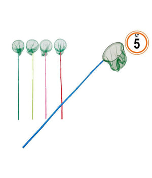 Guadino Da Pesca 120cm Manico Bambà¹ Retino Diam 20 Cm 5 Colori Assortiti 65310a         