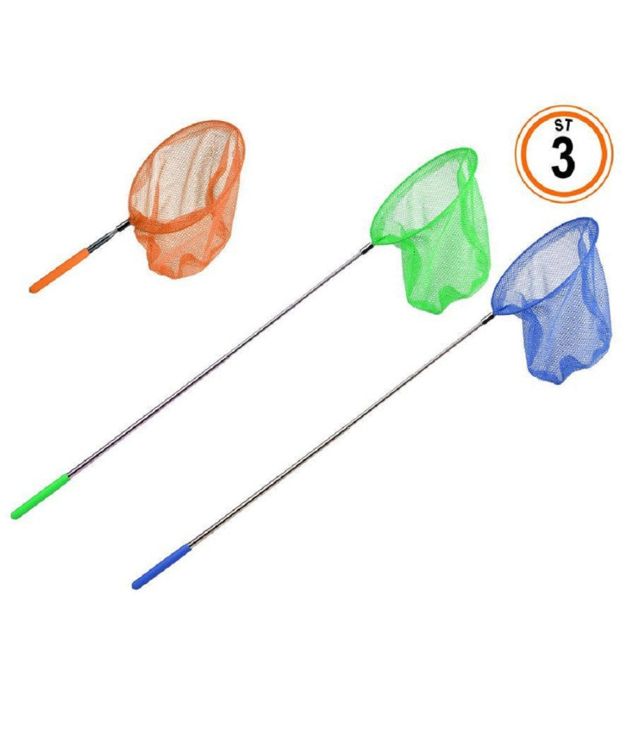 Guadino Da Pesca Estensibile 38,5 - 86cm In Metallo Retino à¸20mm 3 Colori 65353a         