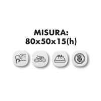 Guanciale memory foam Carbon15 particelle in carbonio