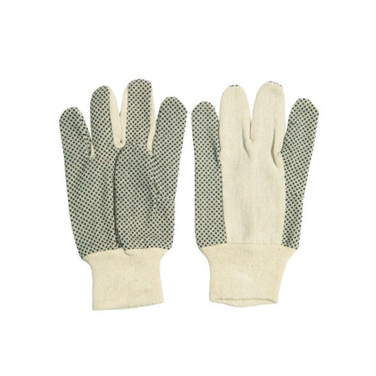 Guanti Cotone Puntinati Beige 10 Mac-Tuk