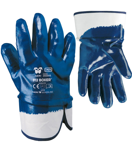 Guanti Da Lavoro In Tessuto Jersey Di Cotone Impregnato In Nbr X Edilizia Boxer         