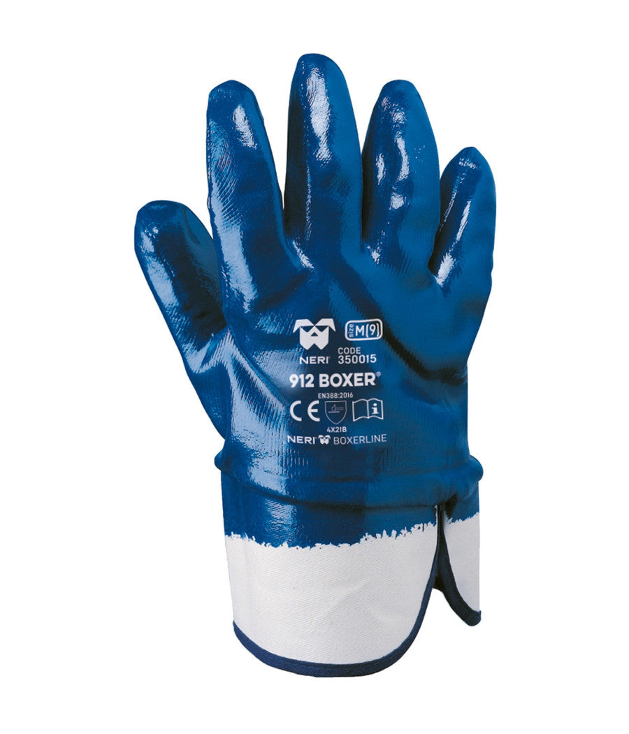 Guanti Da Lavoro In Tessuto Jersey Di Cotone Impregnato In Nbr X Edilizia Boxer         