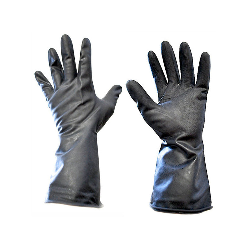 Guanti Gomma Neri 10 Protexio 08113