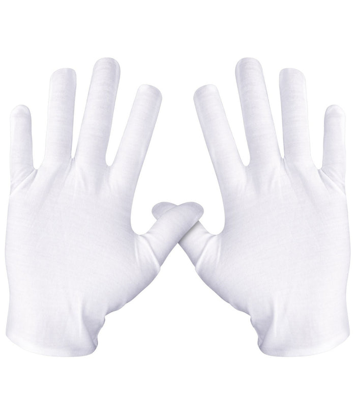 Guanti In Cotone Bianco Per Assorbimento Crema Mani Pelle Secca Sensibile Idrata         