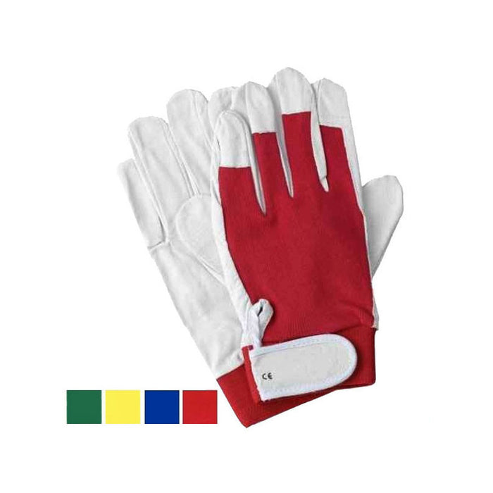 Guanti Microfibra/Cotone Giallo 8 Issa