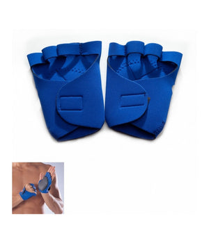Guanti Neoprene Protezione Palmo Mezze Dita Palestra Sport Anti Slittamento Gym         