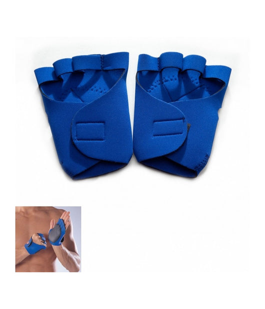 Guanti Neoprene Protezione Palmo Mezze Dita Palestra Sport Anti Slittamento Gym         