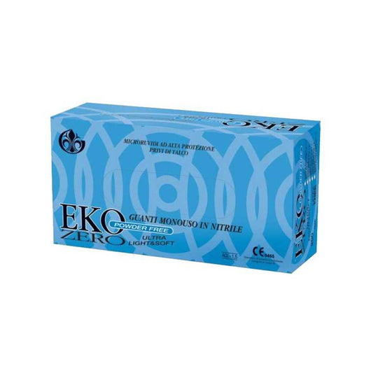 Guanti Nitrile Eko Zero Powder Free pz.100 XL