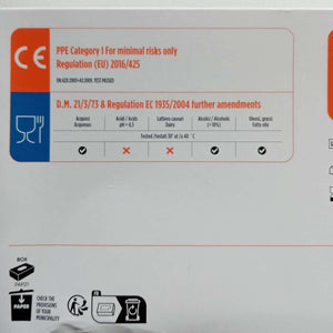 Guanti nitrile tg. m pacco da 100pz senza polvere monouso non sterili ambidestri