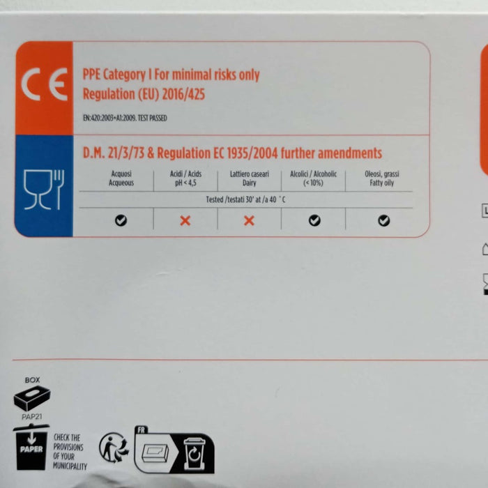 Guanti nitrile tg. m pacco da 100pz senza polvere monouso non sterili ambidestri