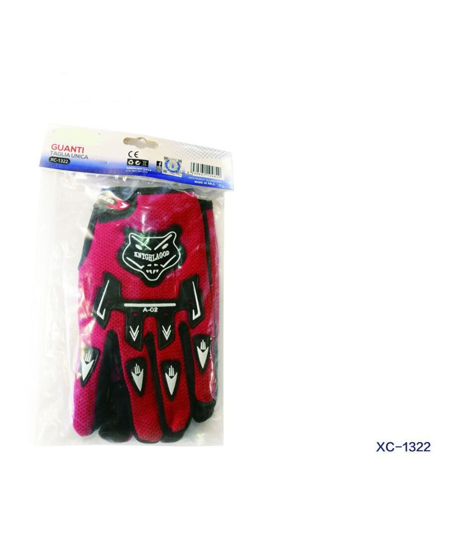 Guanti Taglia Unica Antiscivolo Universali Per Bici Moto Bicicletta Xc-1322         