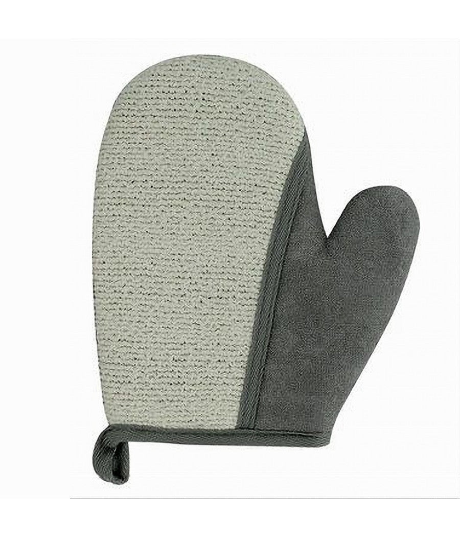 Guanto Doccia Bagno Esfoliante Per Cura Pulizia Di Pelle Corpo 21cm Grigio 79665         