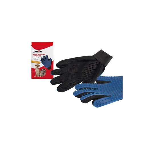 Guanto rimuovipelo Camon per cani e gatti – 5 dita, punte TPR, traspirante