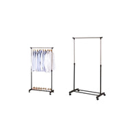 Guardaroba Portabiti Regolabile in Altezza con Rotelle Brixo Mono H 87-162 cm