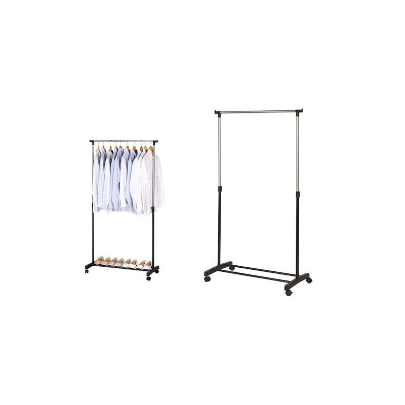 Guardaroba Portabiti Regolabile in Altezza con Rotelle Brixo Mono H 87-162 cm