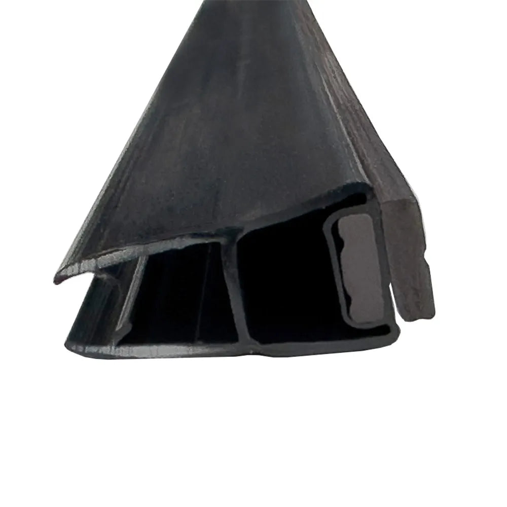 Guarnizione magnetica nero opaco 200 cm per nicchia doccia 5-6 mm
