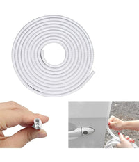 Guarnizione Porta Auto Gomma Portiera Striscia Protezione Universale 5 Mt Bianca         