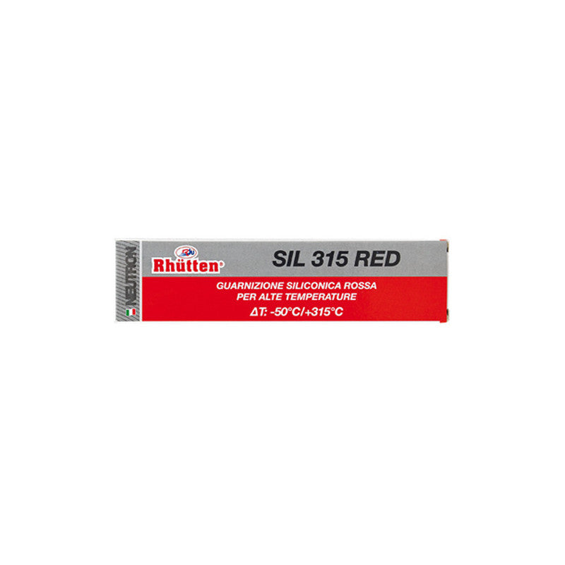 Guarnizione siliconica SIL315RED 80 g – Resistente fino a 315°C per sigillature motore – Rhutten