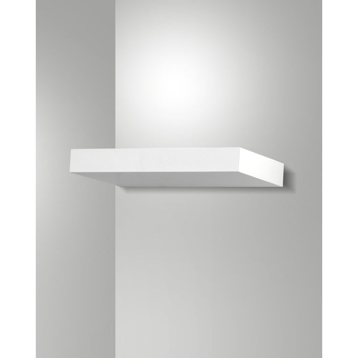 Guia - Applique da parete a LED in alluminio Fabas Luce - Led integrato IP20 Bianca - 17 cm