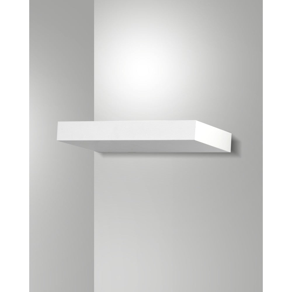 Guia - Applique da parete a LED in alluminio Fabas Luce - Led integrato IP20 Bianca - 24 cm